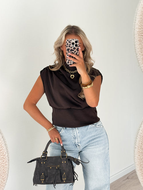 Zarah top brown