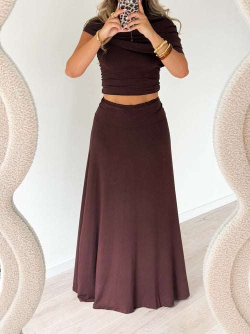 Naomi skirt brown