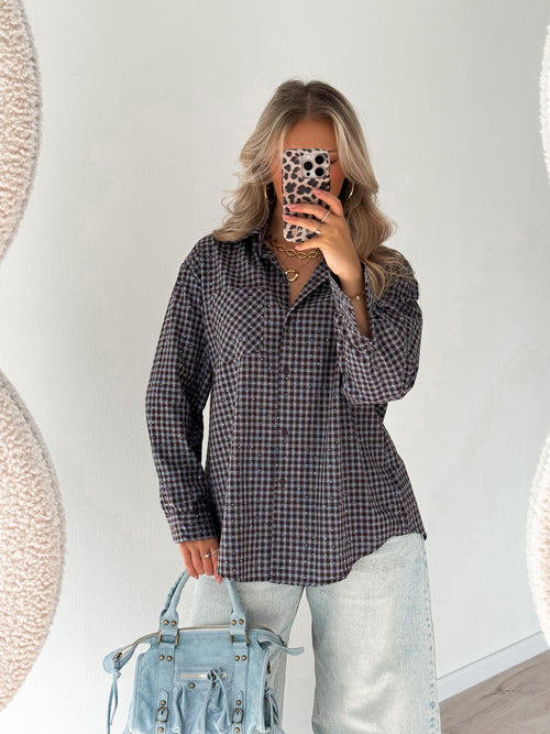 Ella blouse blue