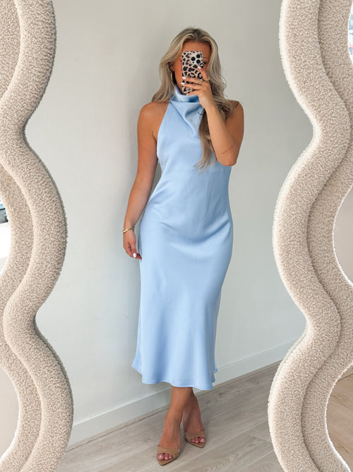 Iris dress blue