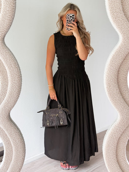 Layla dress brown