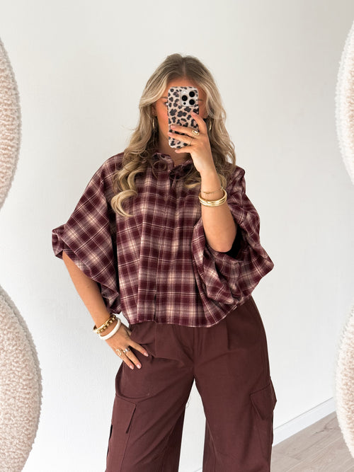 Tess blouse bordeaux