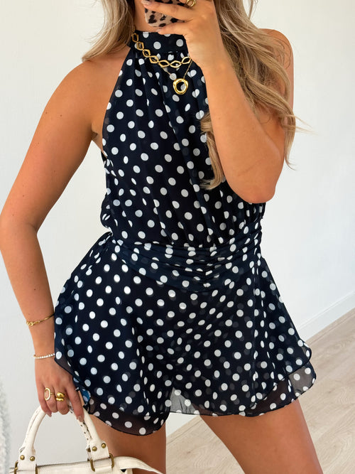 Amy playsuit navy blue