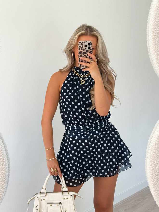 Amy playsuit navy blue