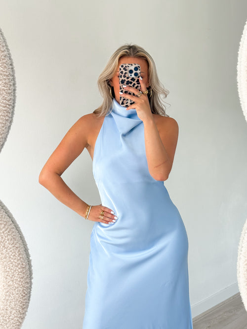 Iris dress blue