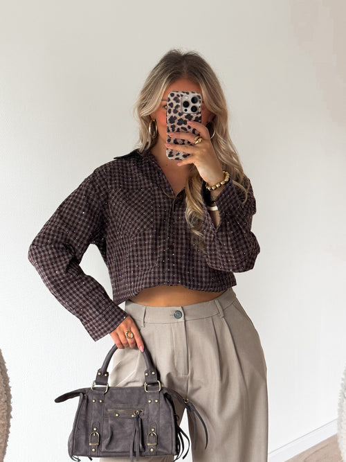 Ella blouse brown