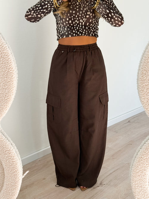 PRE-ORDER Eloise pants brown