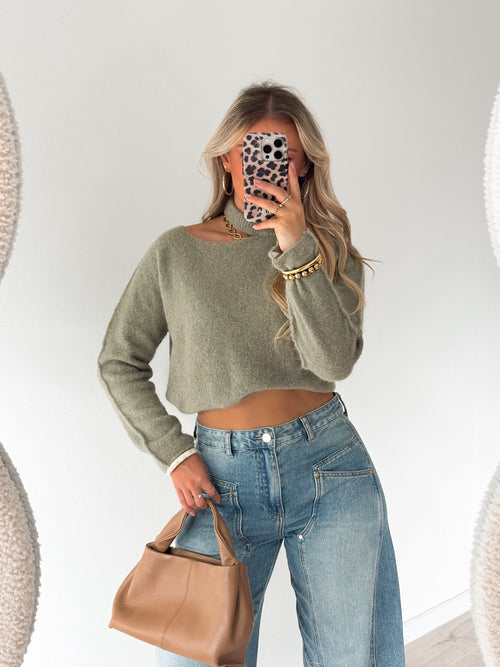Linda knit khaki