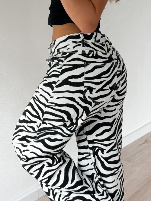 Stretch - Zoë balloon jeans zebra