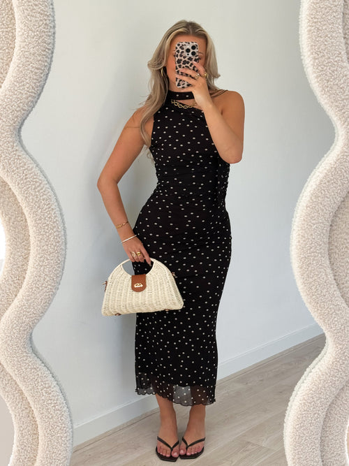 Tessa dress brown