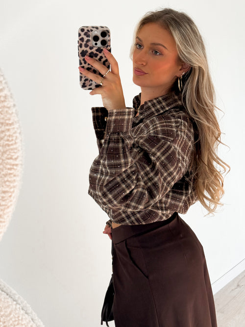 Lola blouse brown