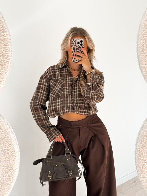 Lola blouse brown