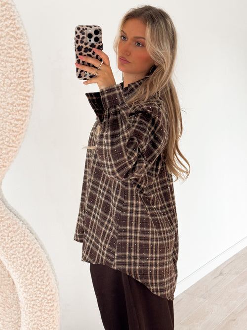 Lola blouse brown