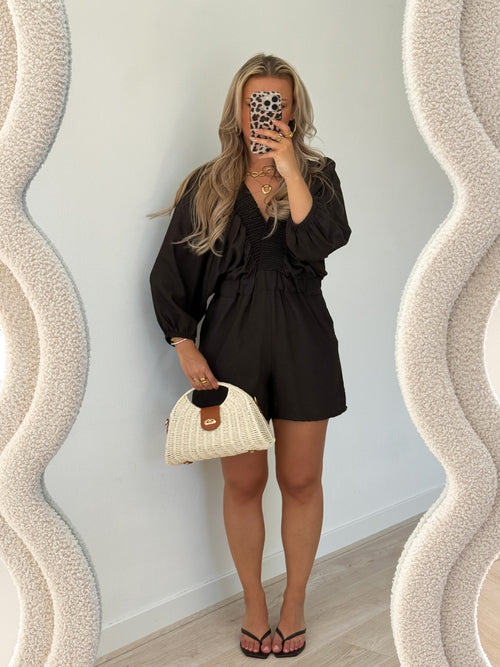 Sophie playsuit brown
