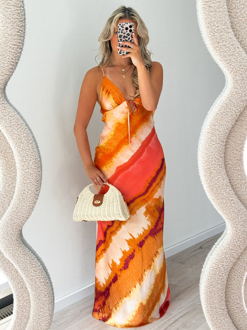 Jill dress orange
