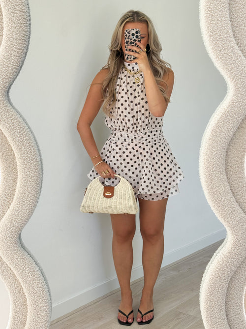 Amy playsuit crème