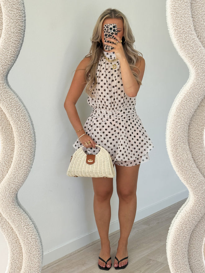 Amy playsuit crème