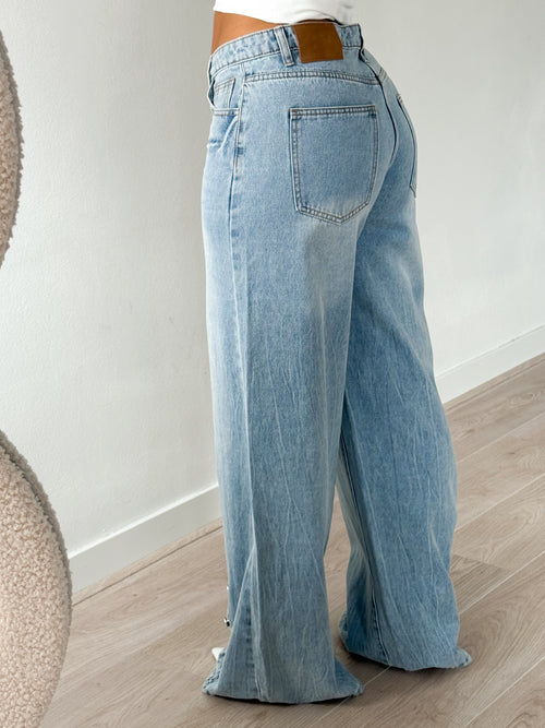 Lies extra wide jeans light denim