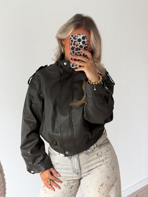 Zora jacket army green