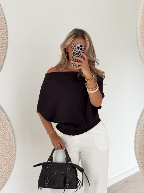 Hailey top brown