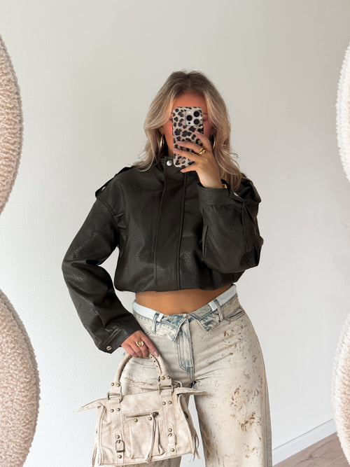 Zora jacket army green