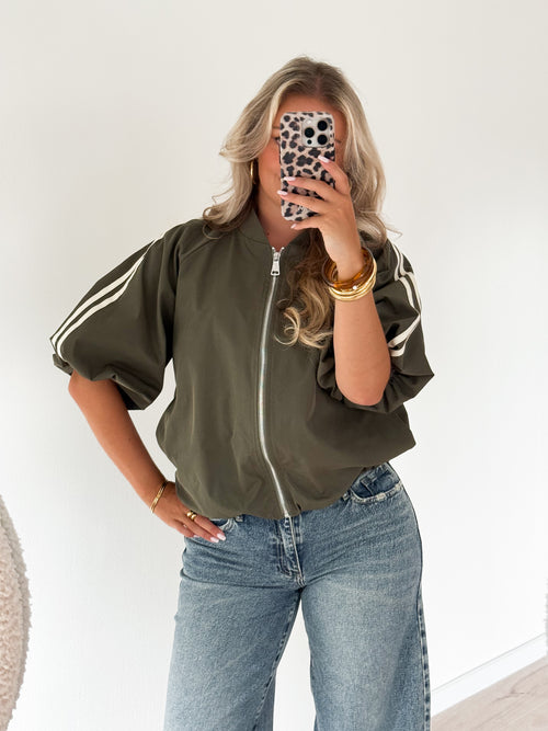 Lot top army green