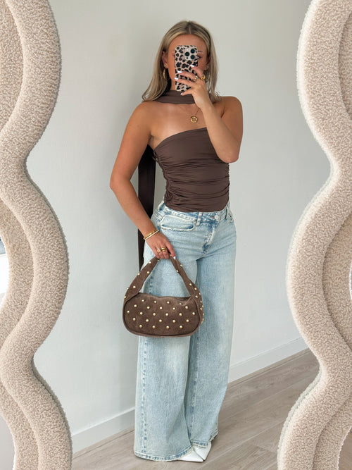 Gigi top brown