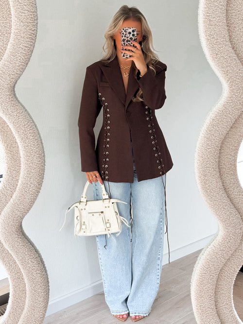Veerle blazer brown