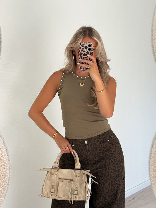 Bente top army green