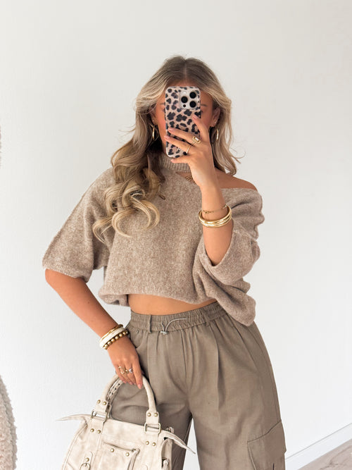 Loes knit beige