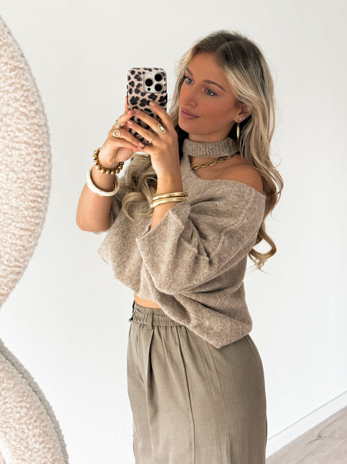 Loes knit beige
