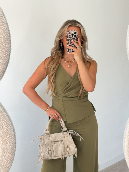 PRE-ORDER Linda jumpsuit khaki