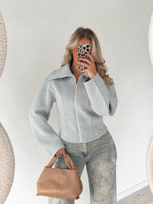 Yuna top light grey