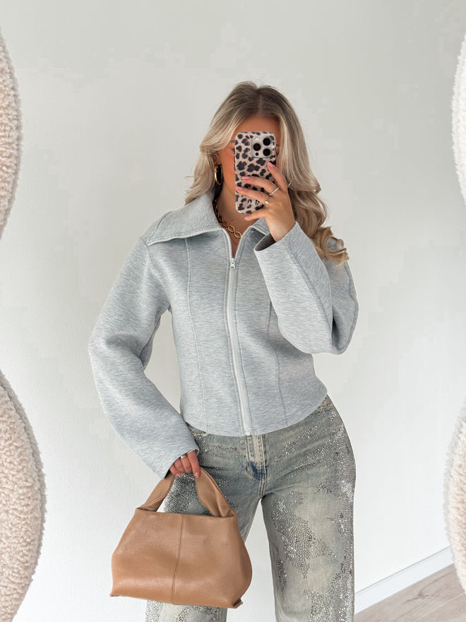 Yuna top light grey