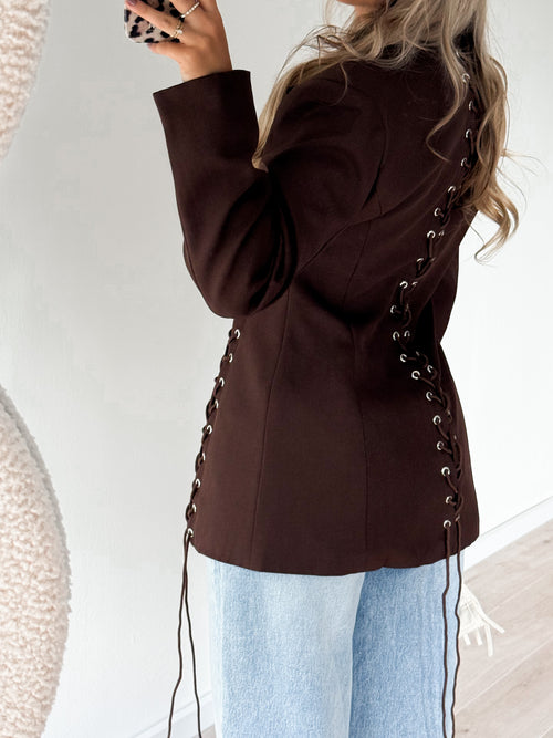 Veerle blazer brown