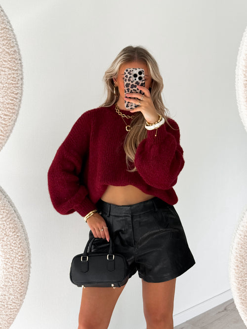 Liva knit bordeaux