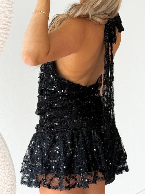 Alice playsuit black