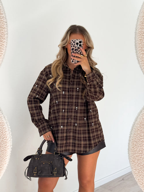 Mila blouse brown