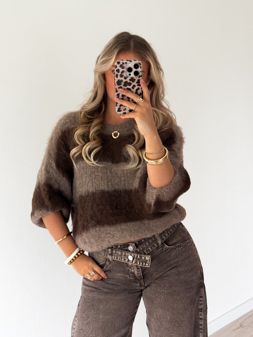 Sanne knit brown