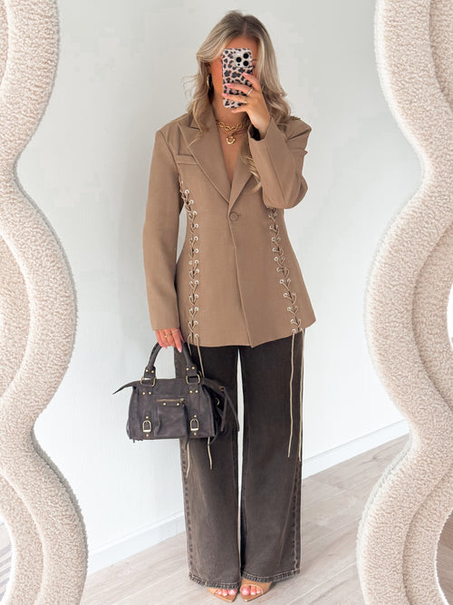 Veerle blazer camel