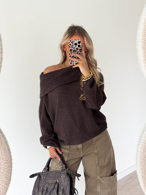 Elvie knit brown