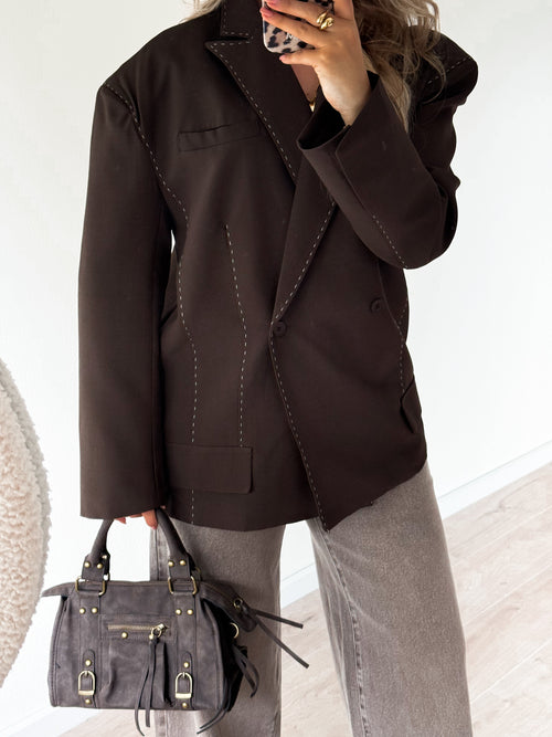 Isabelle blazer brown