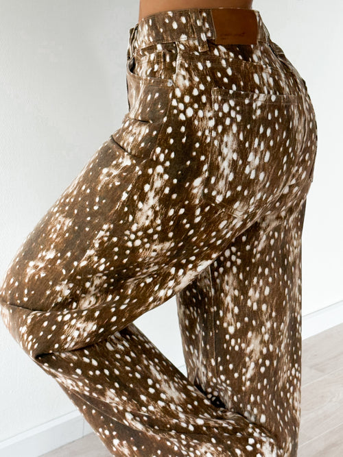 Stretch - Bambi balloon jeans camel
