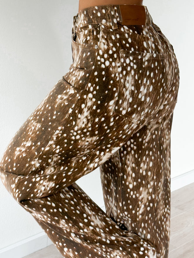 Stretch - Bambi balloon jeans camel