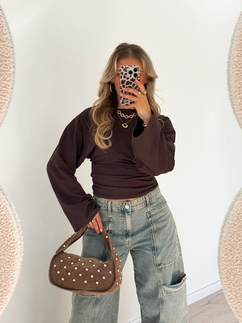 Nien top brown