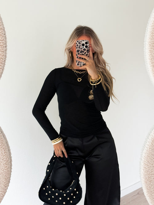 Lina top black
